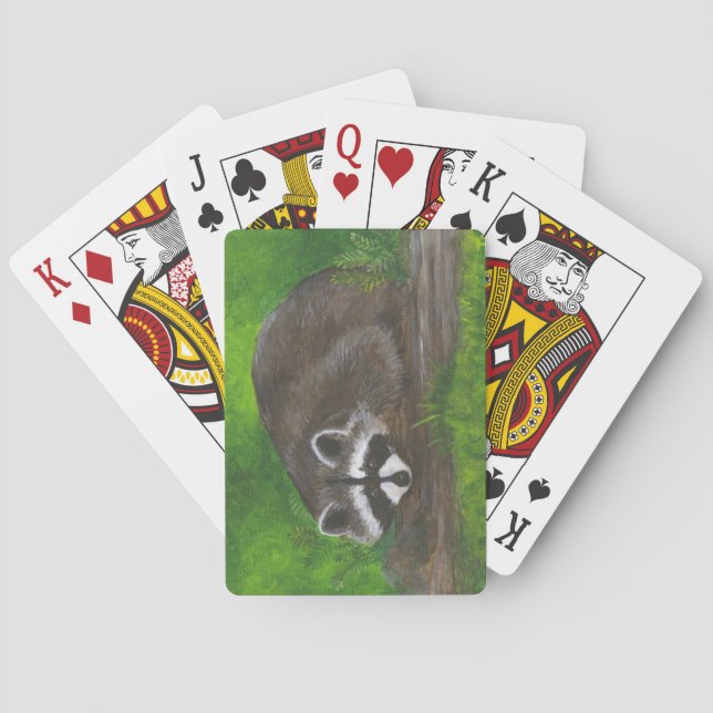 Raccoon Casinokort (Baksidan)