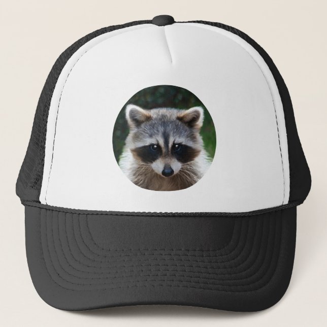 Raccoon Coon Vilda djur Wildlife Hat Keps (Framsida)