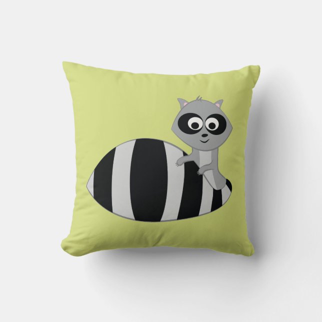Raccoon - Critter Kudde (Framsida)