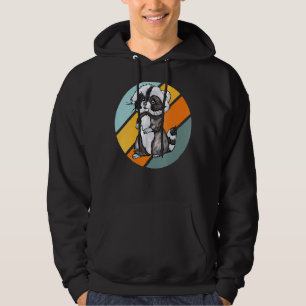 Raccoon Cute Animal Forest Animal Friend Manar Kvi Hoodie