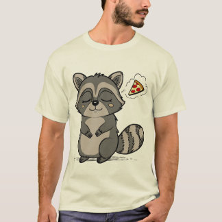 Raccoon Dream - Pizza! T Shirt