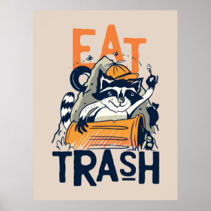 Raccoon Eat Sopor Poster