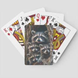 Raccoon Family Casinokort