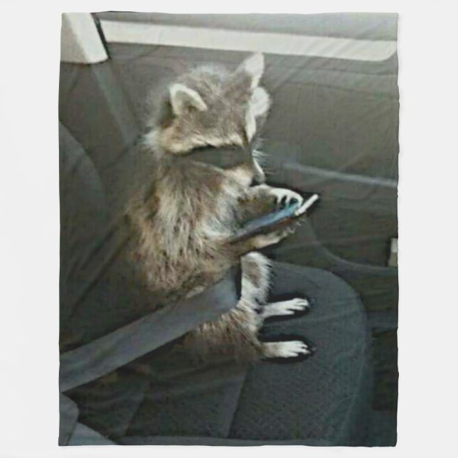 RACCOON FLEECEFILT (Framsidan)