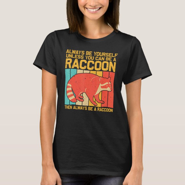 Raccoon For Men Women Kids Raccoon   T Shirt (Framsida)