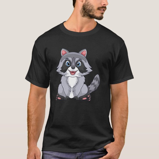 Raccoon for Raccoon T Shirt (Framsida)