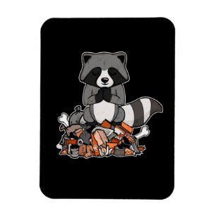 Raccoon Gift Women Meditation Yoga Raccoon Magnet