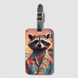 Raccoon Helgdag Bagagebricka
