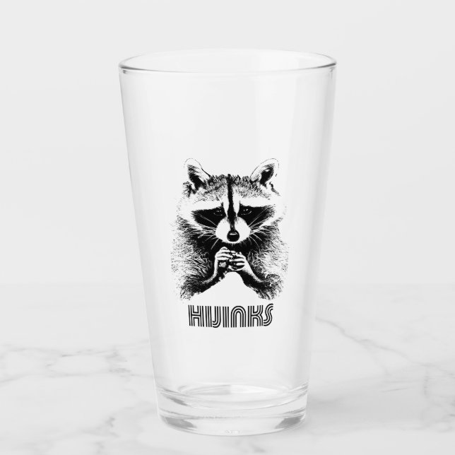 Raccoon Hijinks Glaskopp (Framsida)