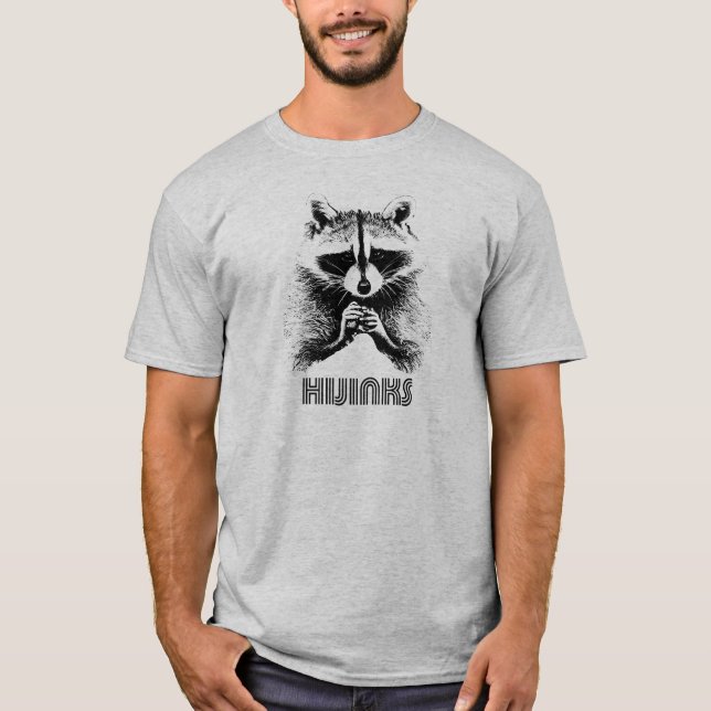 Raccoon Hijinks T Shirt (Framsida)