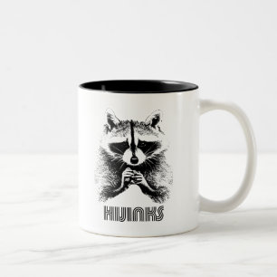 Raccoon Hijinks Två-Tonad Mugg