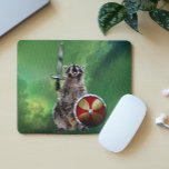 Raccoon in Space Viking Shield Sword Cute Funny<br><div class="desc">Den här designen har skapats med digitalteknik. Det kan vara personlig genom att klicka på anpassningsknappen och ändra färg, lägga till namn, initialer eller ord. Kontakta mig på colorflowcreations@gmail.com om du vill ha denna design på en annan produkt. Köp min ursprungliga abstrakt-akrylmålning för försäljning på www.etsy.com/shop/colorflowart. Se fler av mina...</div>
