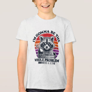 Raccoon jag kommer att bli hela problemporten roli t shirt