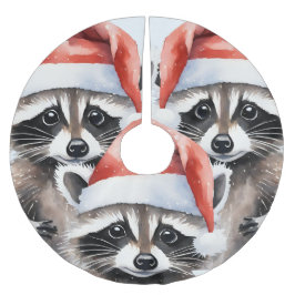 Raccoon-jul Julgransmatta Borstad Polyester