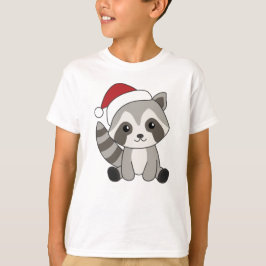 Raccoon jul Snö Winter Raccoons T Shirt