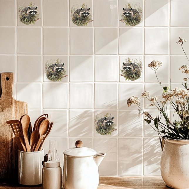 Raccoon Kakelplatta (Skapare uppladdad)