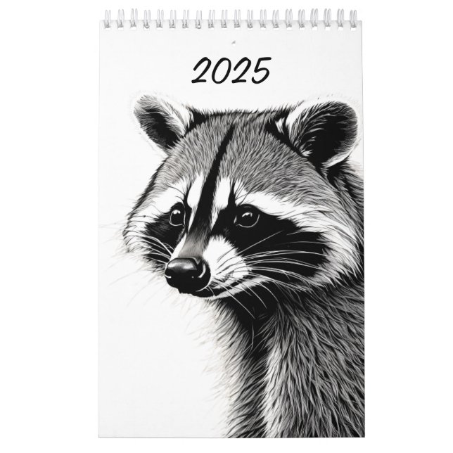Raccoon-kalender Kalender (Omslag)