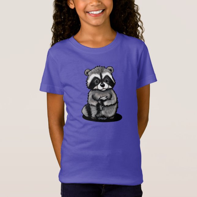 Raccoon KiniArt T-Shirt (Framsida)