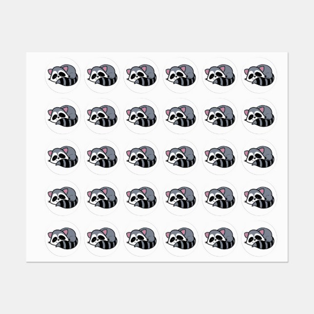 Raccoon Klistermärke (Ark)