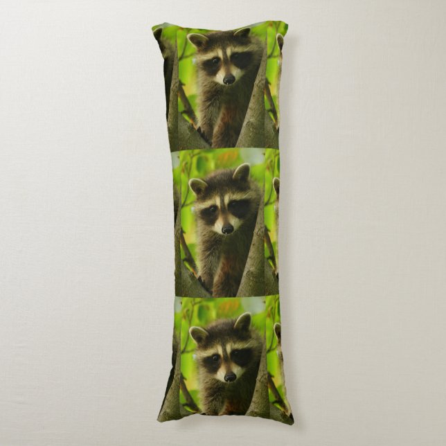raccoon kroppskudde (Framsidan Vertikal)