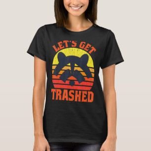 Raccoon Låt oss Trashcoon Raccoon Sopor Panda T Shirt