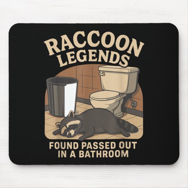 Raccoon Legends Found Ped Out In A Bathroom Trashe Musmatta (Framsidan)