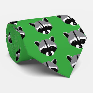 Raccoon med Ledsen Ögon Slips