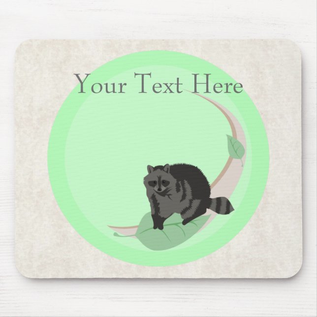 Raccoon Mousepad Musmatta (Framsidan)