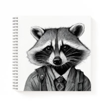 Raccoon note bok