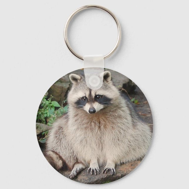 Raccoon Nyckelring (Framsida)