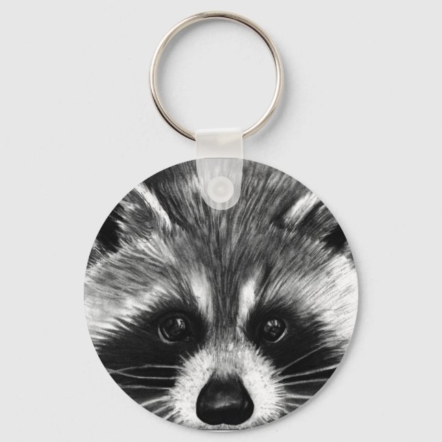 Raccoon Nyckelring (Framsida)