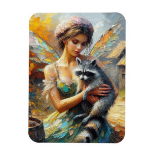 Raccoon och en Fairy Magnet
