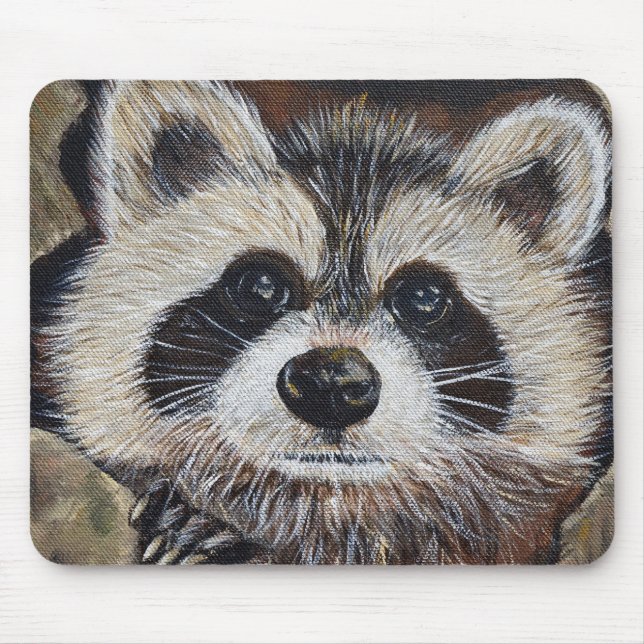 Raccoon Painting Musmatta (Framsidan)