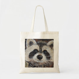 Raccoon Painting Tygkasse