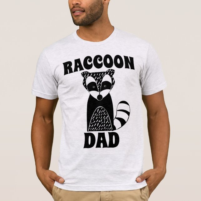 RACCOON PAPPA T-SHIRTS (Framsida)