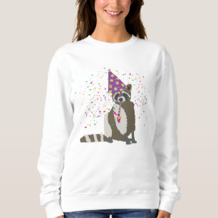 Raccoon Partying - Djur med Party T Shirt