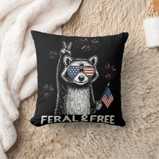 Raccoon Peace Out America 4:e juli Kudde