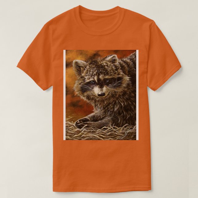 Raccoon Photobomb T Shirt (Design framsida)