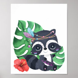 Raccoon Poster