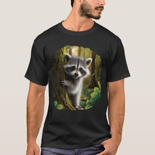Raccoon Rascal T Shirt (Framsida)