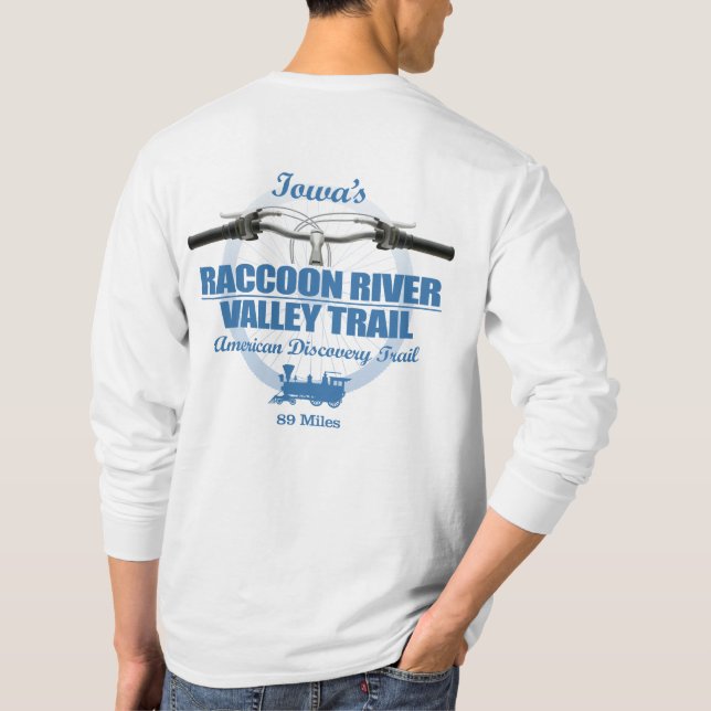 Raccoon River Valley Trail (H2) T Shirt (Baksida)