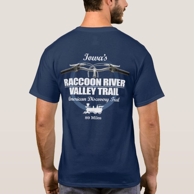 Raccoon River Valley Trail (H2) T Shirt (Baksida)