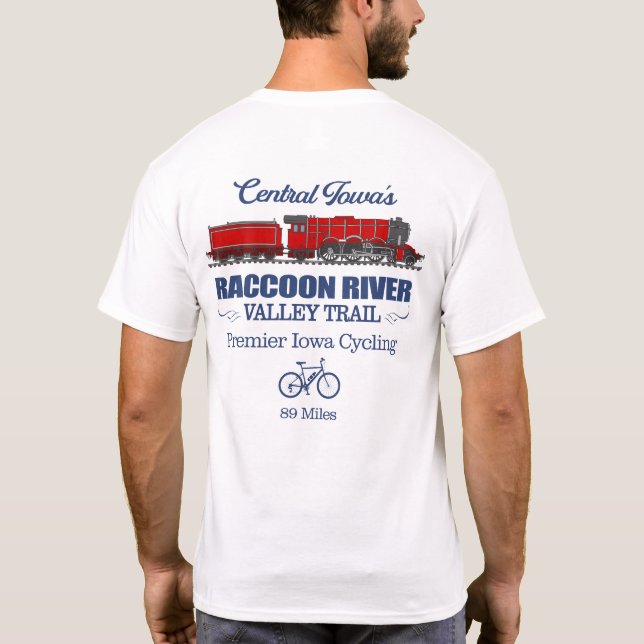 Raccoon River Valley Trail (RT2) T Shirt (Baksida)