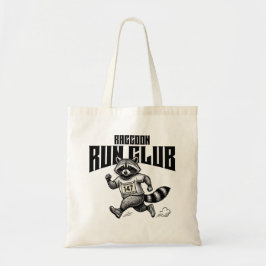 "Raccoon Run Club Maraton Retro Trash Panda Löpnin Tygkasse