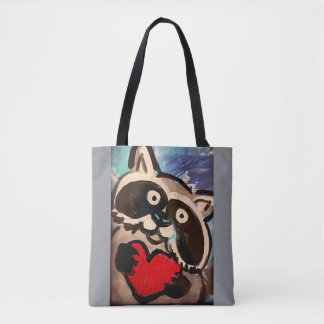Raccoon Shoulder Bag Tygkasse