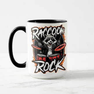Raccoon Sten T-shirt - Lårskjortan - Lårskorgsdesi Mugg