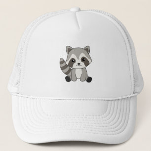 Raccoon Sweet Animals För barn Funny Raccoons Keps