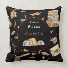 Raccoon Sweet Fall Customize Text, Färg 20"X20" Kudde