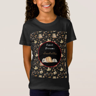 Raccoon Sweet Fall Customize Text och Färg T Shirt