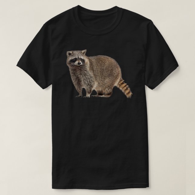 Raccoon T-Shirt Wildlife Coola R (Design framsida)